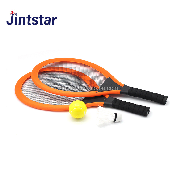 Jintstar promotion toy colorful beach net tennis rackets paddle for children