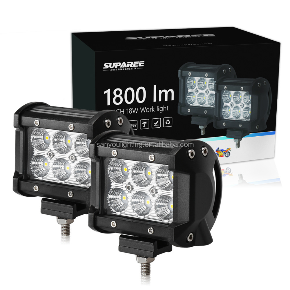 4 дюймов Светодиодная рабочая фара дальнего света для внедорожников автомобиль ATV внедорожник джип лодка