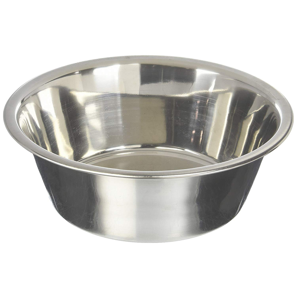 Stainless Steel Pet Food & Water Feeding Bowl, Dog Cat Bowl