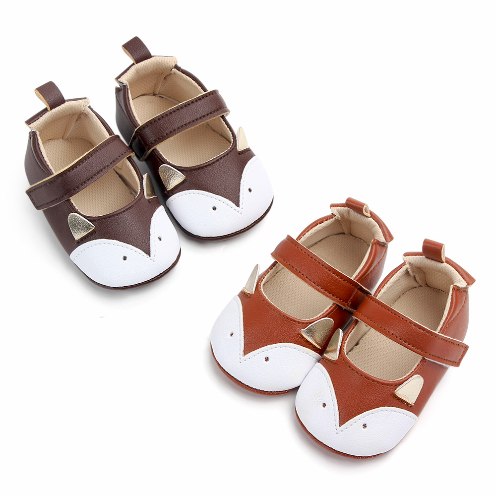 Весенняя и Осенняя детская обувь с мультяшными животными, детская прогулочная обувь из мягкой искусственной кожи