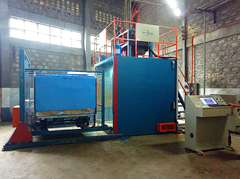 Automatic Foam Batching Machine PU sponge making machinery