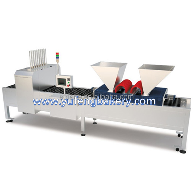 Распределитель и двойной цвет вкладчика 2 в 1 машина чашки торт машина торт