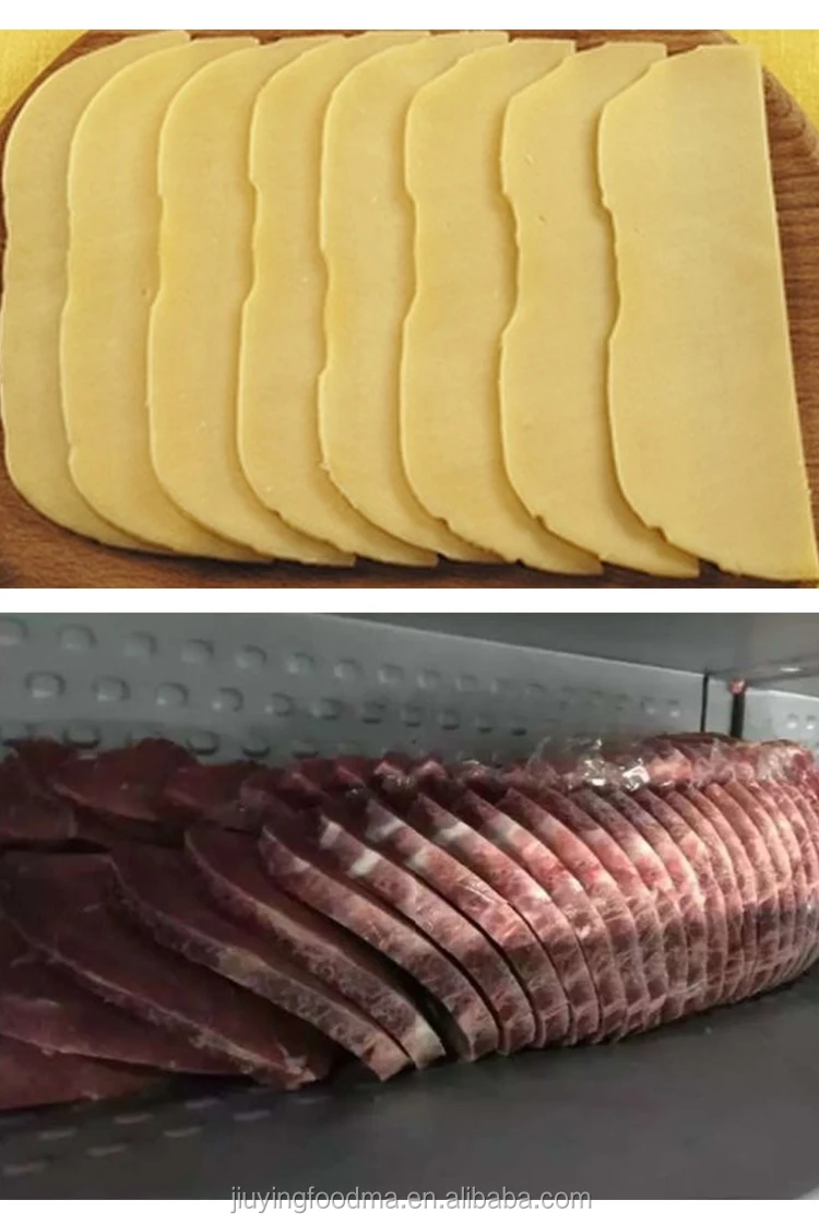 調節可能な切断サイズの凍結するチーズsuasageスライス機械