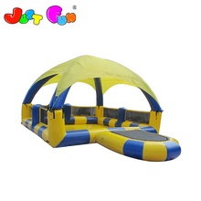 inflatable swimming pool with the seperate roof