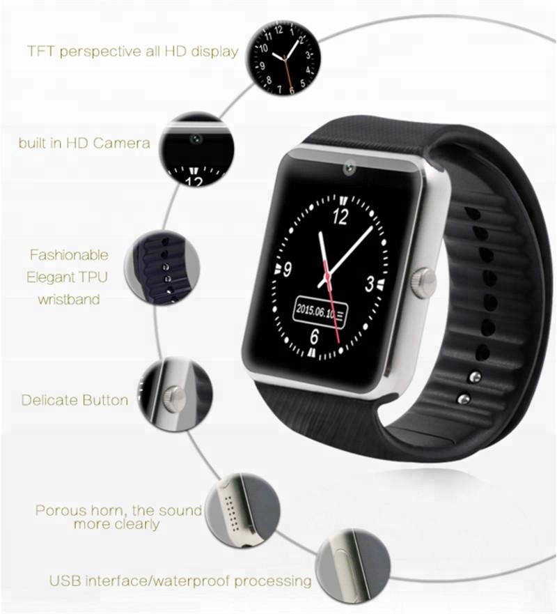 Роскошные Мобильные часы телефоны Bluetooth спортивные умные часы 2019