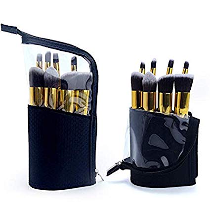 Daily tool bling Customized New portable makeup bag cosmetic Powder brush