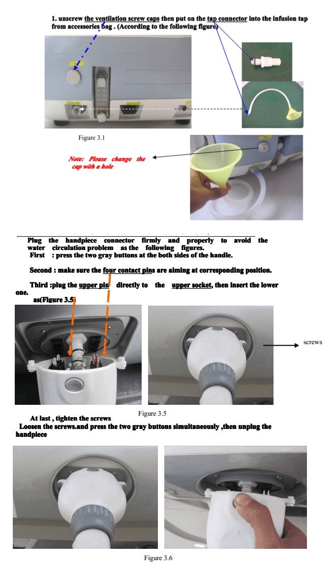 Med-100 portable German Lamp Portable shr IPL hair removal Device