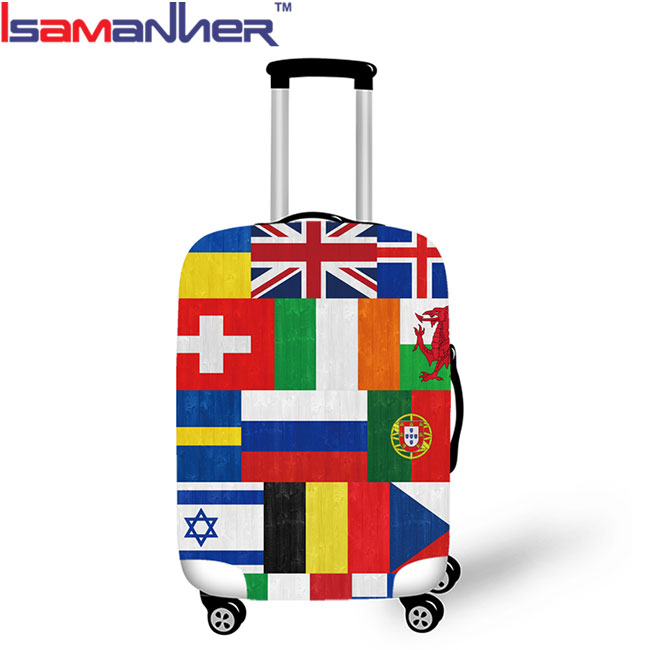 Christmas White Gifts Travel Luggage Protector Case Suitcase Protector For Man/&Woman Fits 18-32 Inch Luggage