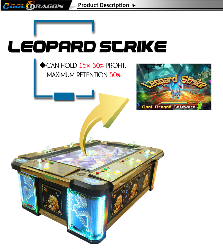 LEOPARD STRIKE Trò chơi điện tử Game Fish Hunter Fish Game Machine IO Board Decode Box Game Phần mềm