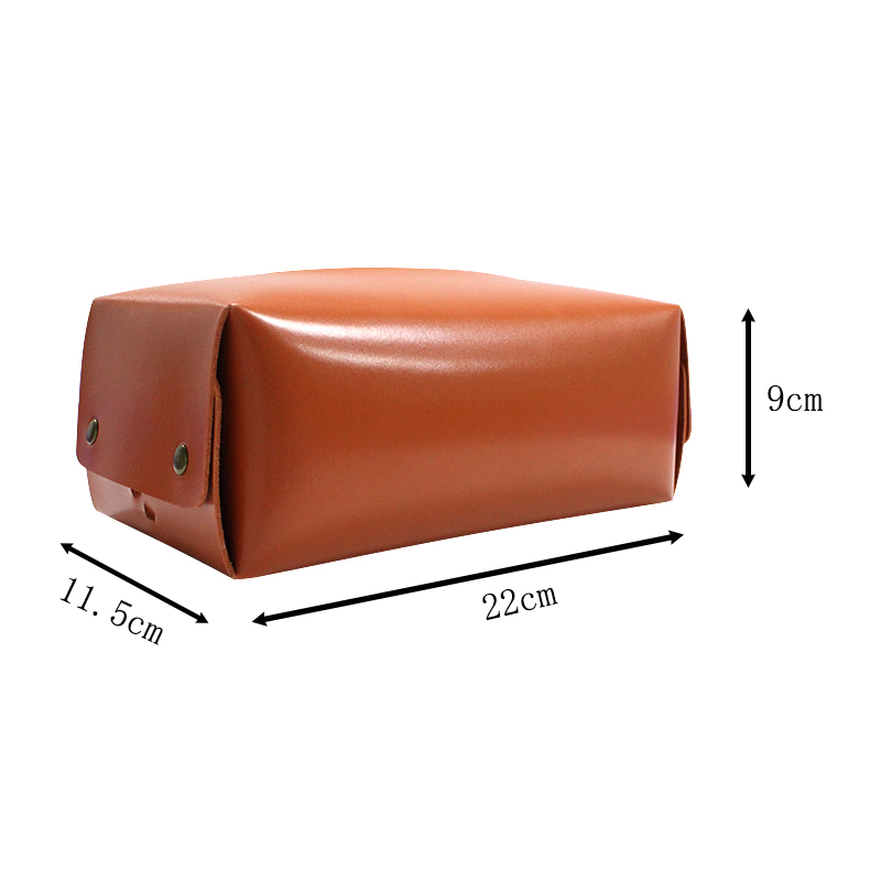 Youyue Premium Square Tissue Box Faux Leather Tissue Holder for Home Decoration