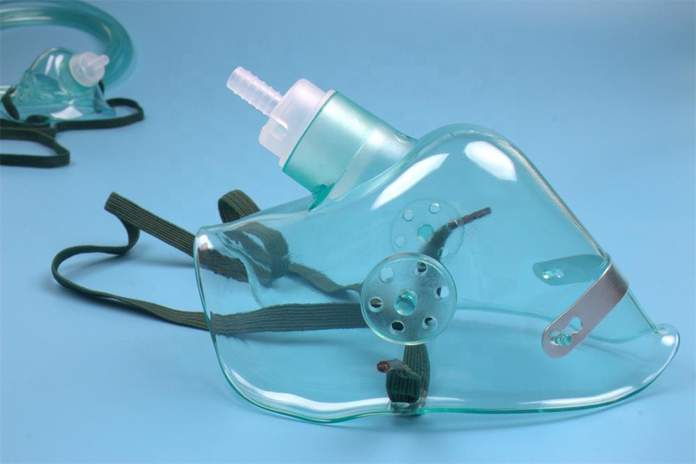 良好的销售适合呼吸机医用级pvc氧气面罩