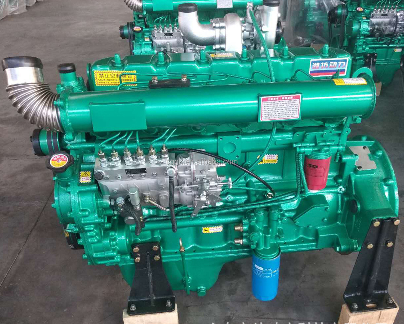 6缸130kw潍坊里卡多r6105izld柴油发动机