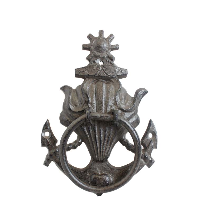 European style antique cast iron mertal door knocker for home decoration