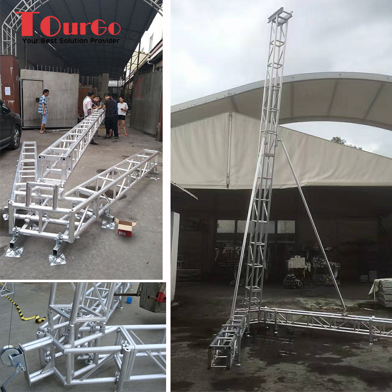 TourGo Aluminum Speaker Line Array Truss Tower for Concert Stage