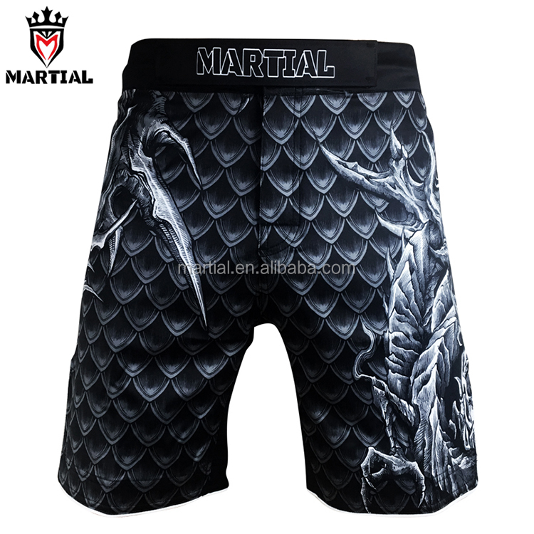 Китайская фабрика OEM сервисные персонализированные спортивные шорты bjj MMA боевые шорты