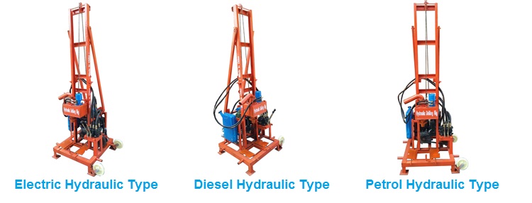 Price Germany Used Diesel Water Bore Well Drilling Rig Machine