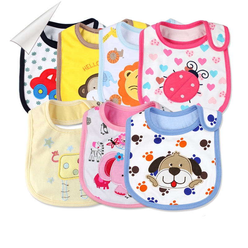 Лидер продаж, Стильный хлопковый детский нагрудник для младенцев
