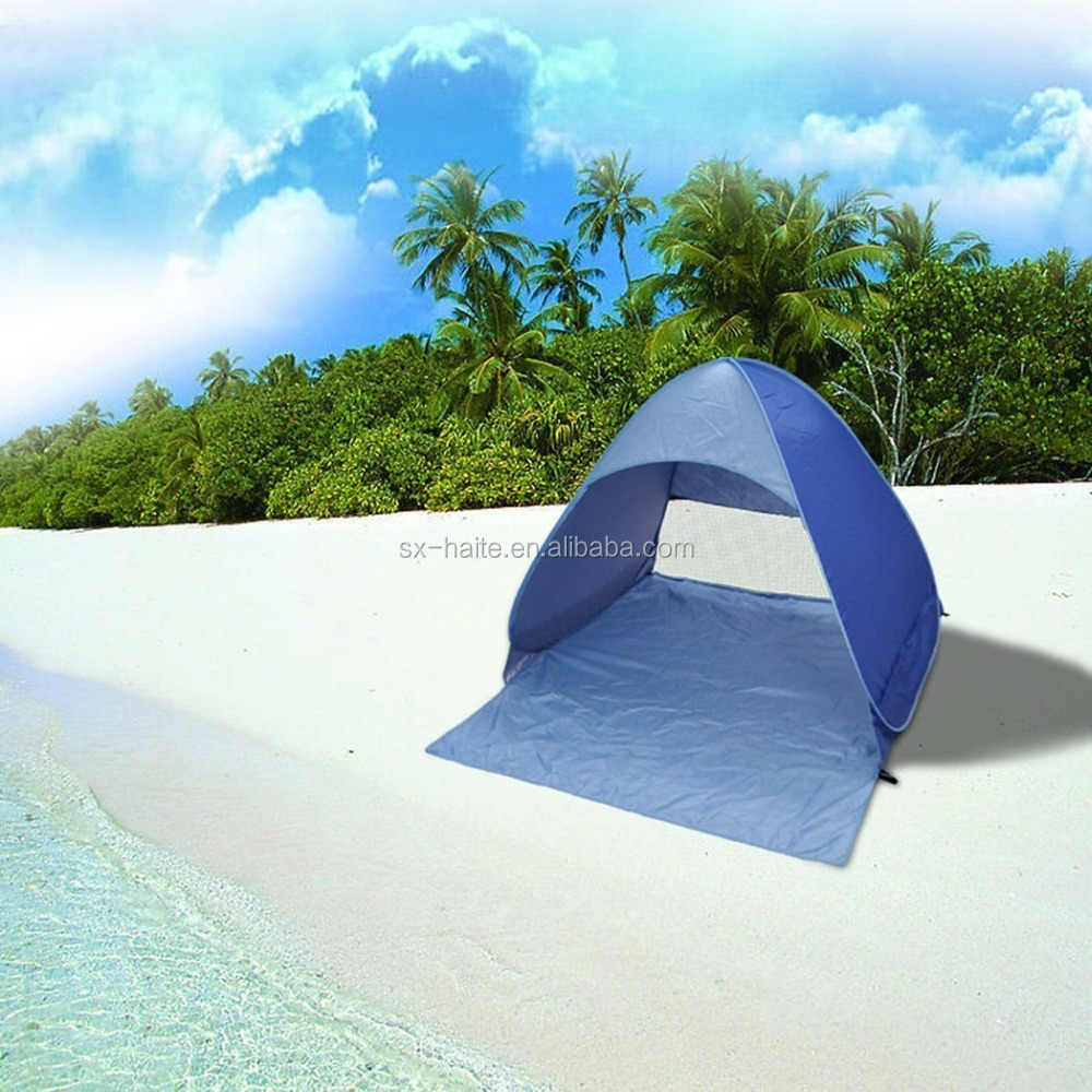 Автоматическая портативная Пляжная палатка, солнцезащитное укрытие, мгновенное Быстрое открытие, всплывающая кабана