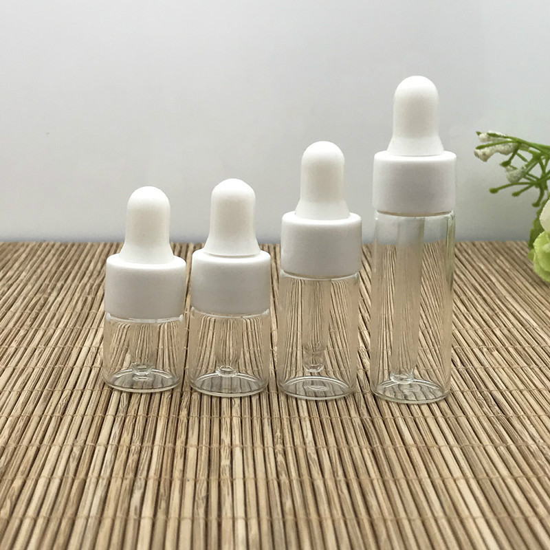 1毫升 2毫升 3毫升透明小玻璃瓶滴管瓶