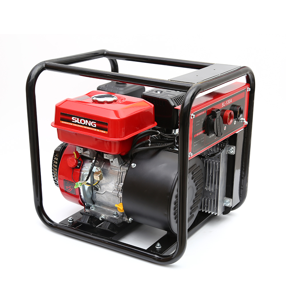 中国 slong 汽油直流 500 瓦汽油机 8.0hp 焊机发电机