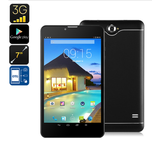 Hot 7 Inch 3G Call Phone Android Tablet MTK6572Tablet PC With Quad Core