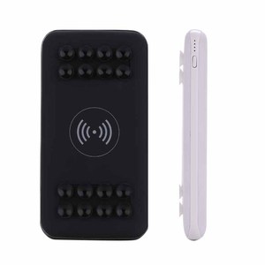 Toptai Wireless Charger Power Bank 10000mah High Capacity QI Fast Charging With Sucker