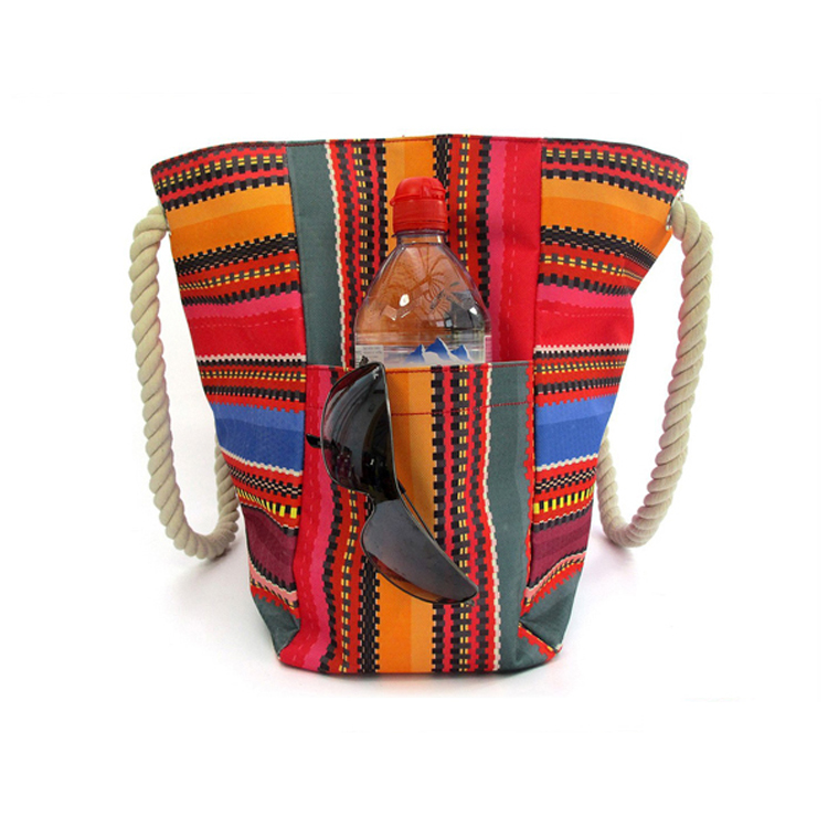 Asa de cuerda personalizada para bolso de mano de lona de algodón de 10 oz