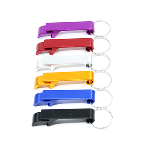 Customized Keychain Cap Ring Stainless Steel Bullet Metal Cap Bottle Opener