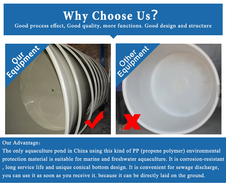 Circular Fish Farming Tank for Commercial Fish Farm,pp fish tank for ras,customize indoor ras fish farming tank