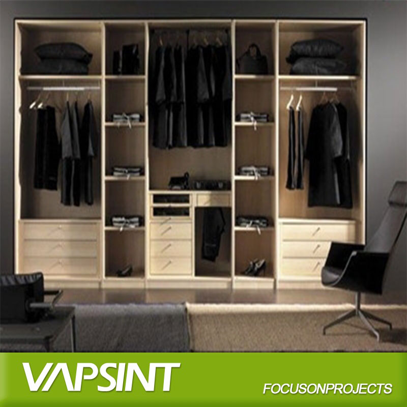Best running design laminate bedroom closet wood wardrobe cabinets