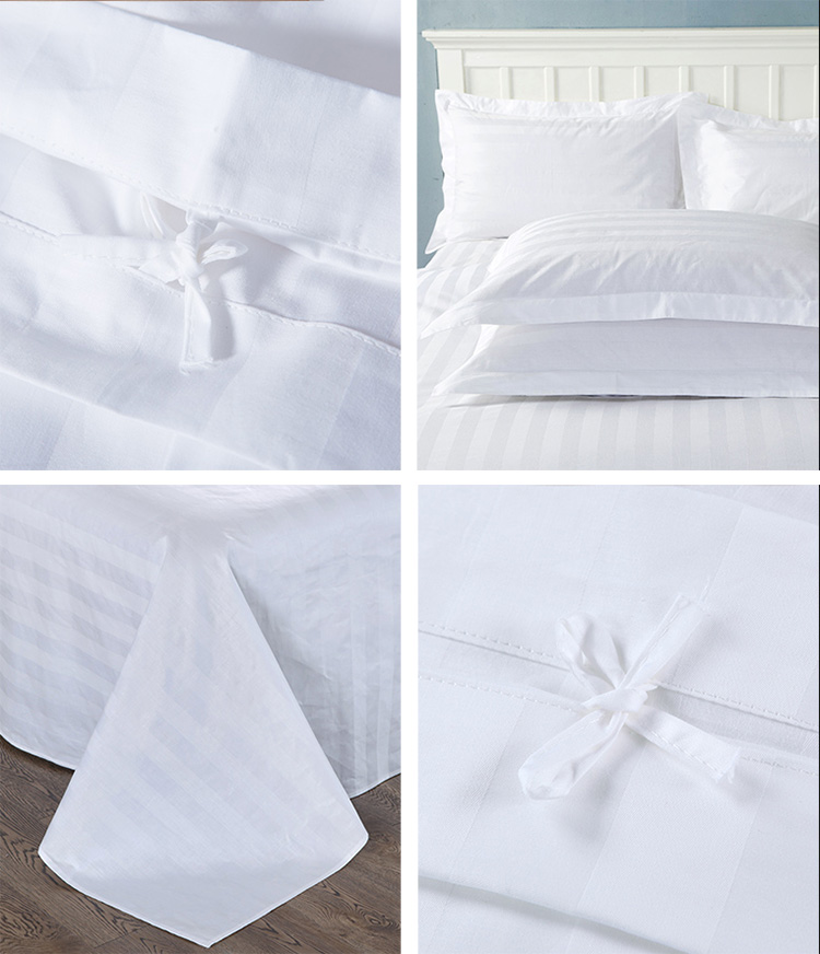 CFL hotel supplies white bed sheet for hotels and hospitals
