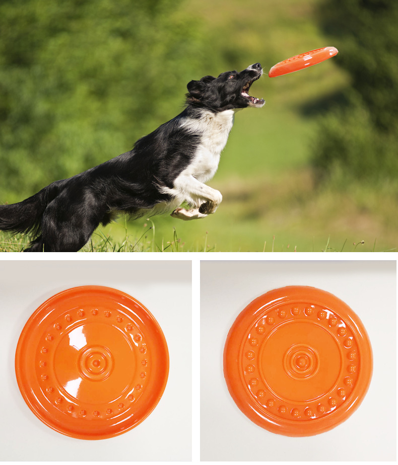 宠物 tpr 软狗飞盘宠物玩具飞行玩具宠物狗取交互式训练光盘 15/18/23