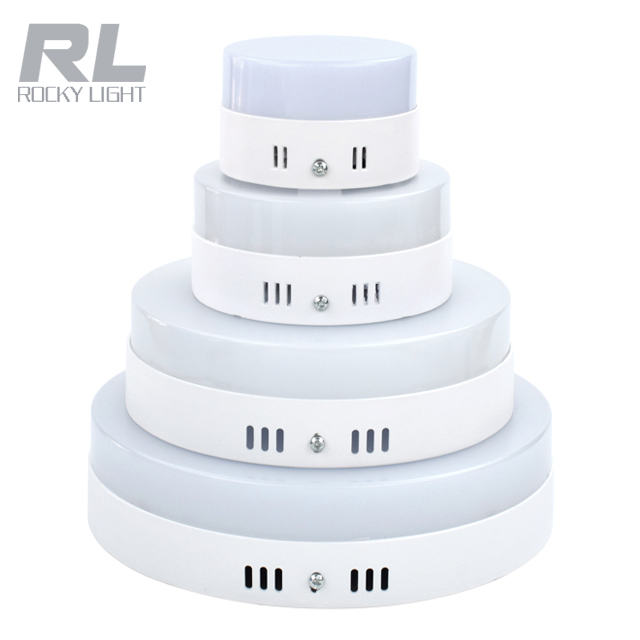 6 Вт, 12 Вт, 18 Вт, 24 Вт, поверхностный монтаж, светодиодный утолщенный панельный светильник, светодиодный декоративный светильник