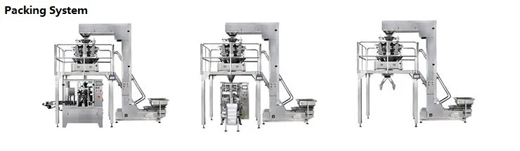 Hot selling potato chips french fries packing machine