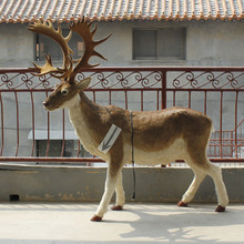 stuffed reindeer life size