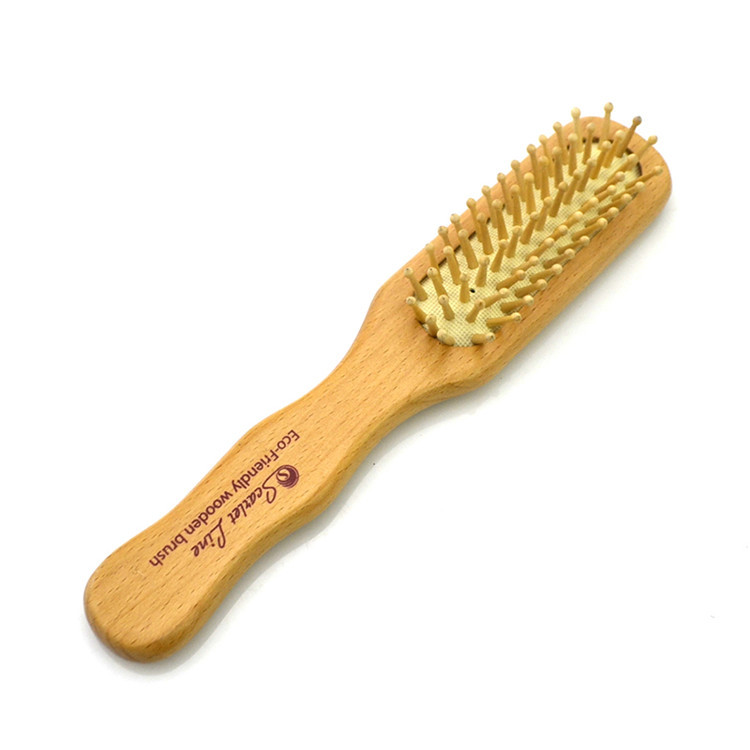 Wood Brush Hair Fast Hair Straightener Brush Natural Hair Brush