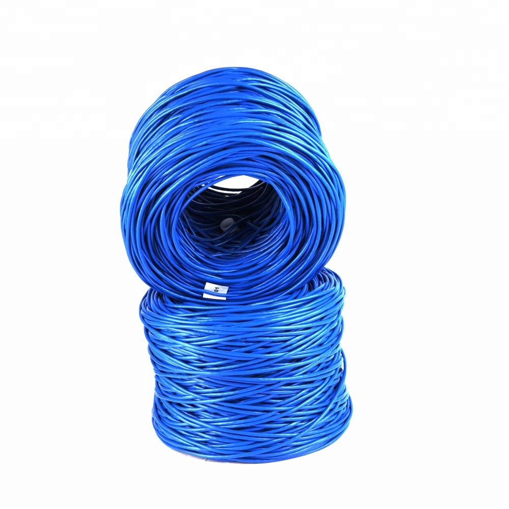 305 m CAT6 Câble réseau UTP Ethernet Patch Roll Lan d/'extérieur RJ45 bobine vrac