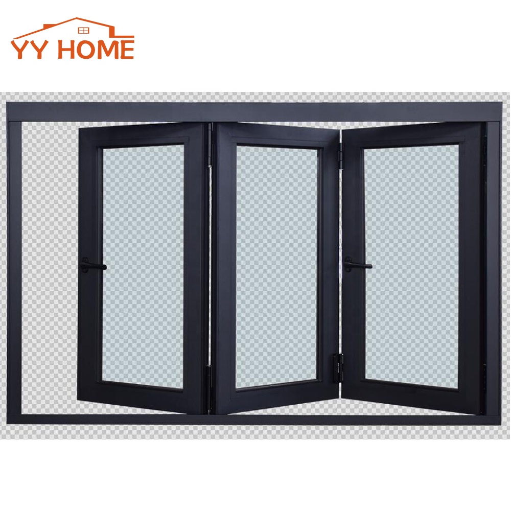 EUA/Canadá Fábrica Certificada Fornecedor Dobrável Bi-Dobrar Duplo Temperado Vidros para janelas de alumínio