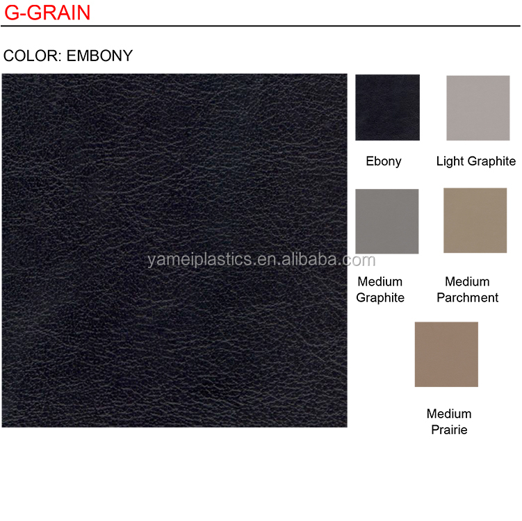 Polyurethane Vinyl Graphite Pebbled Auto Home Faux Leather Leatherette BY THE YD
