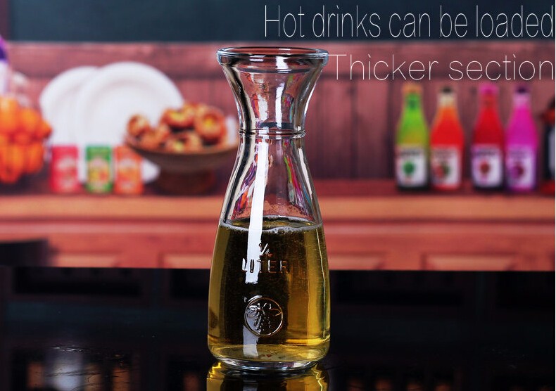 500ml Hot Sale Glass Jar /Glass Bottle for Ice Beverage Juice
