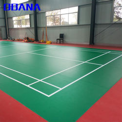OBANA Indoor BWF Badminton Court PVC Sport Floor Mat