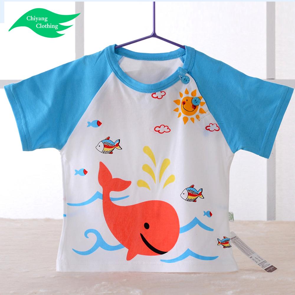 Заводская цена короткий рукав детский топ производитель