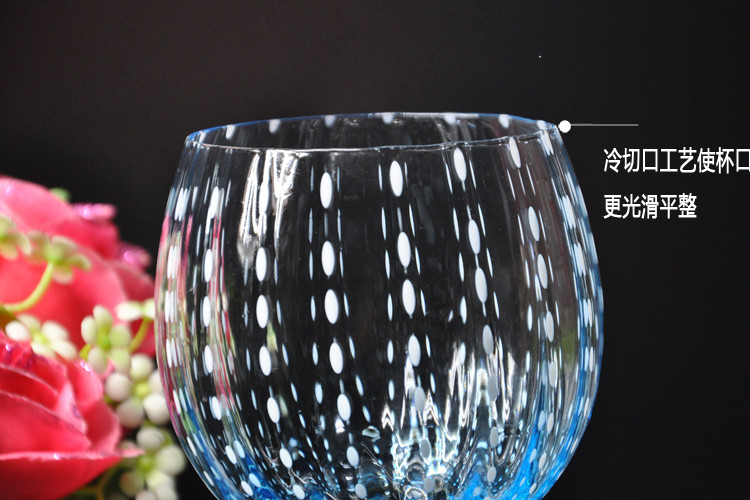 White Wine Glasses Wine Party Glass Wine Glasses With Customized Painted design