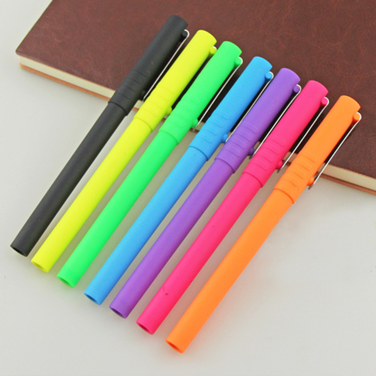 Colorful Promotional Plastic Gel Pens with Custom Logo