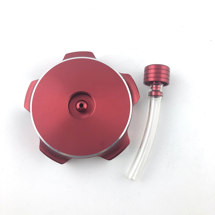 ЧПУ обработанный алюминиевый мотоцикл пять угол масляный колпачок