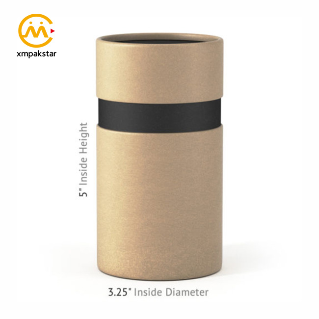 New product Factory wholesale customized cardboard clothes paper tube box for luxury scarves packaging