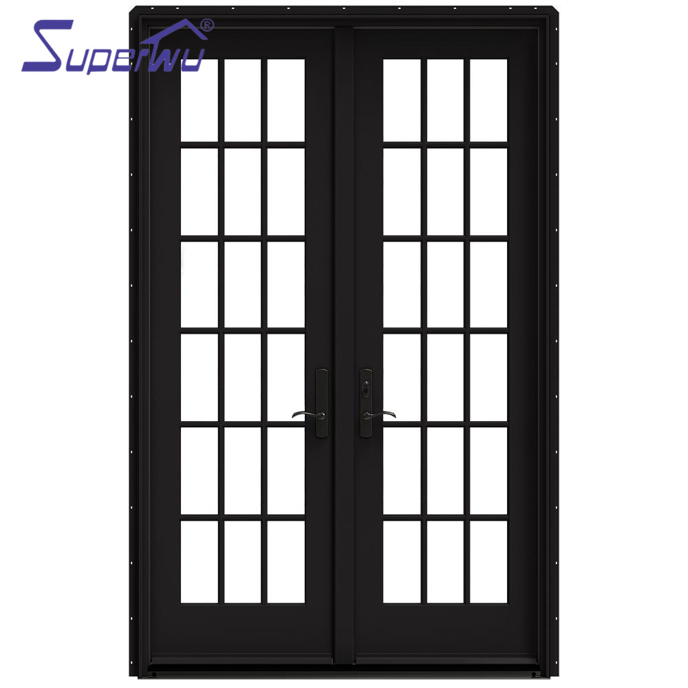 Top vendita produttore legno pvc 30 pollice porte d'ingresso