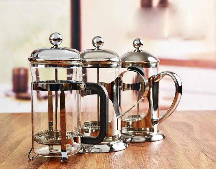 Wholesale double wall borosilicate glass French Coffee Press