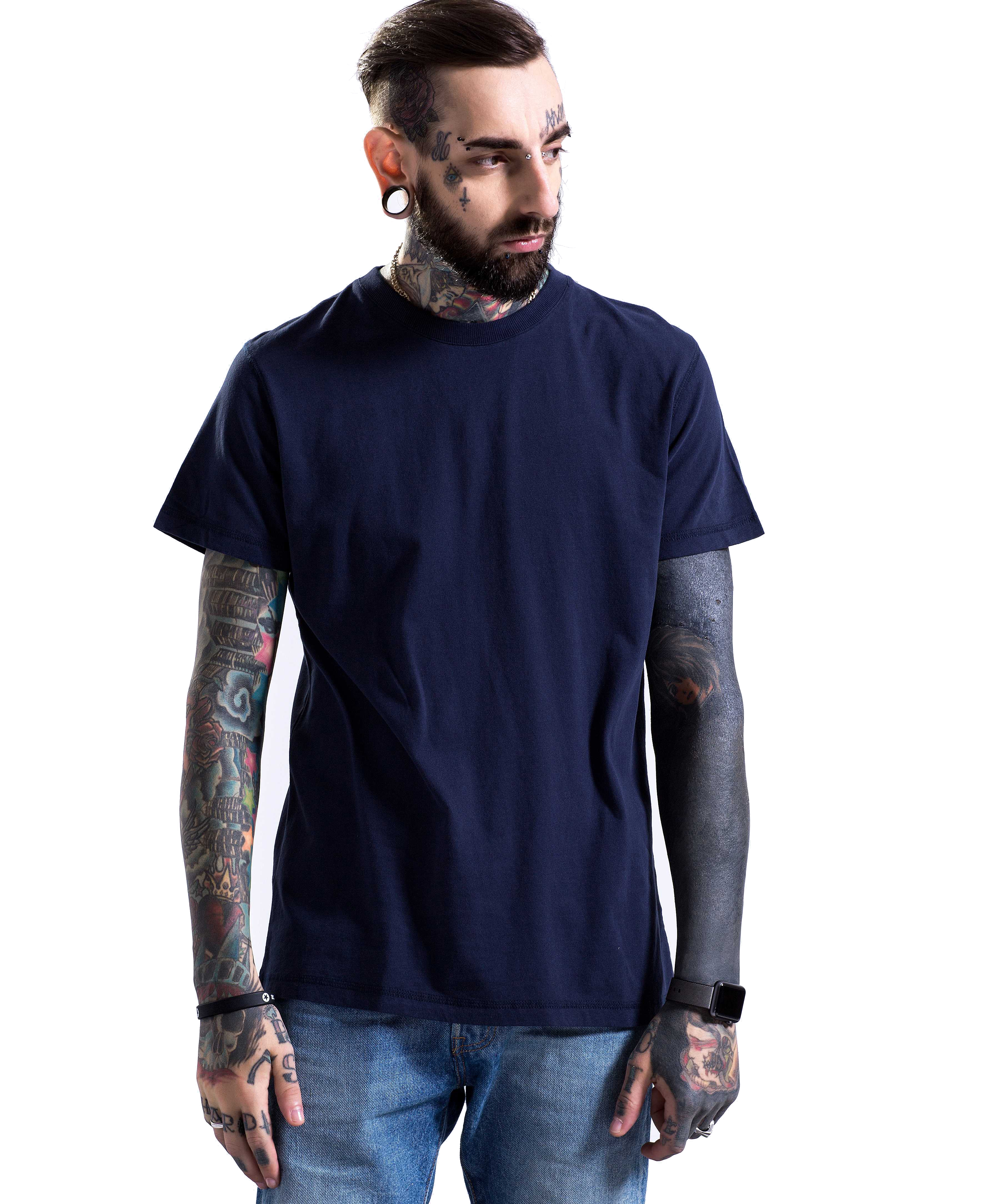 XIAOHUA Mens Long-Sleeve Slub Thermal Crewneck
