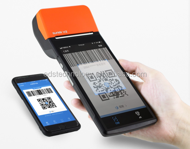 5.99英寸无线触摸pos平板移动终端手持收款机sumin v2